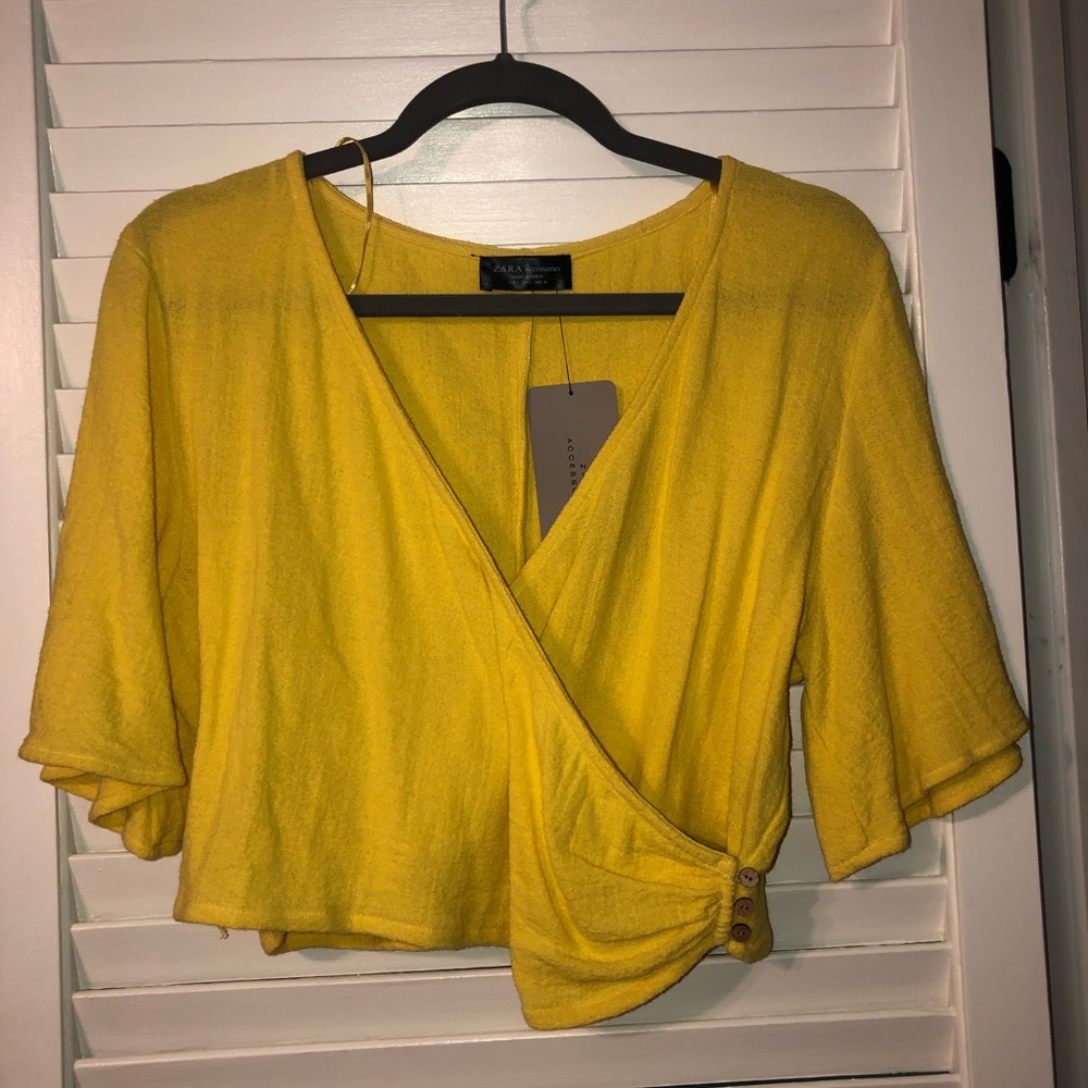 Zara wrap shirt